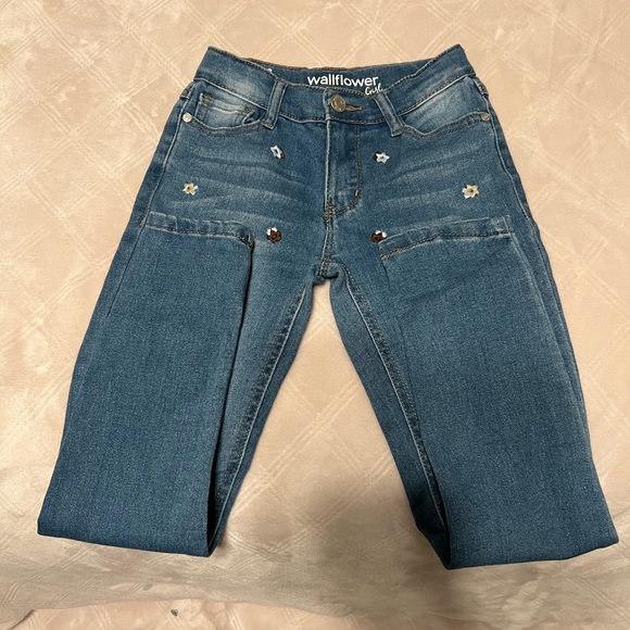 Wallflower  girl jeans “the rose” size 7 - Picture 4 of 8